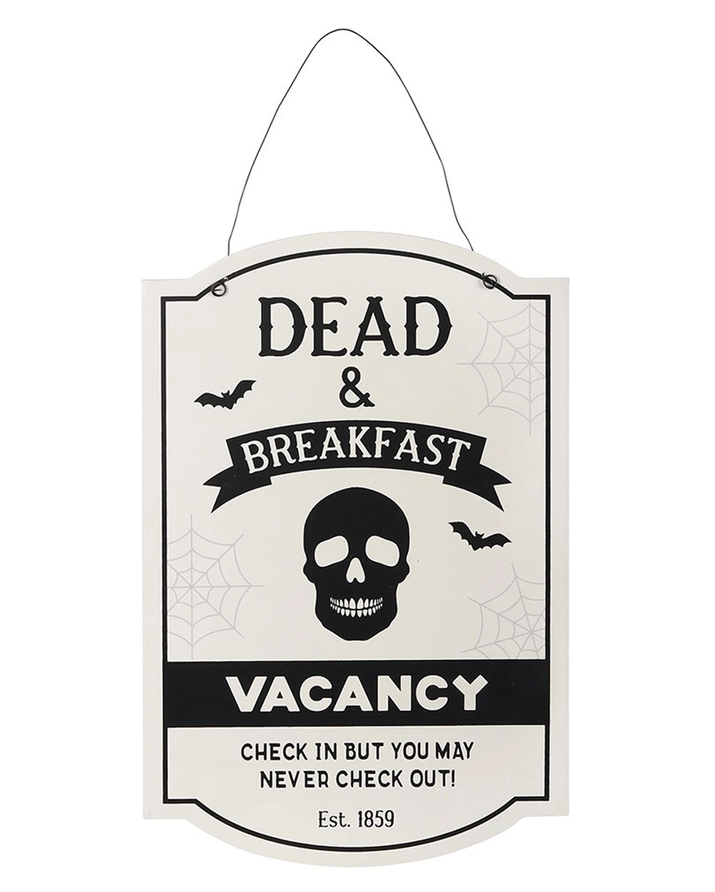 Dead & Breakfast Halloween Dekoschild
