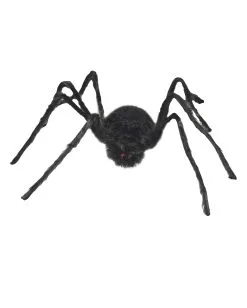 Schwarze Monsterspinne Mit Fell 200 Cm
