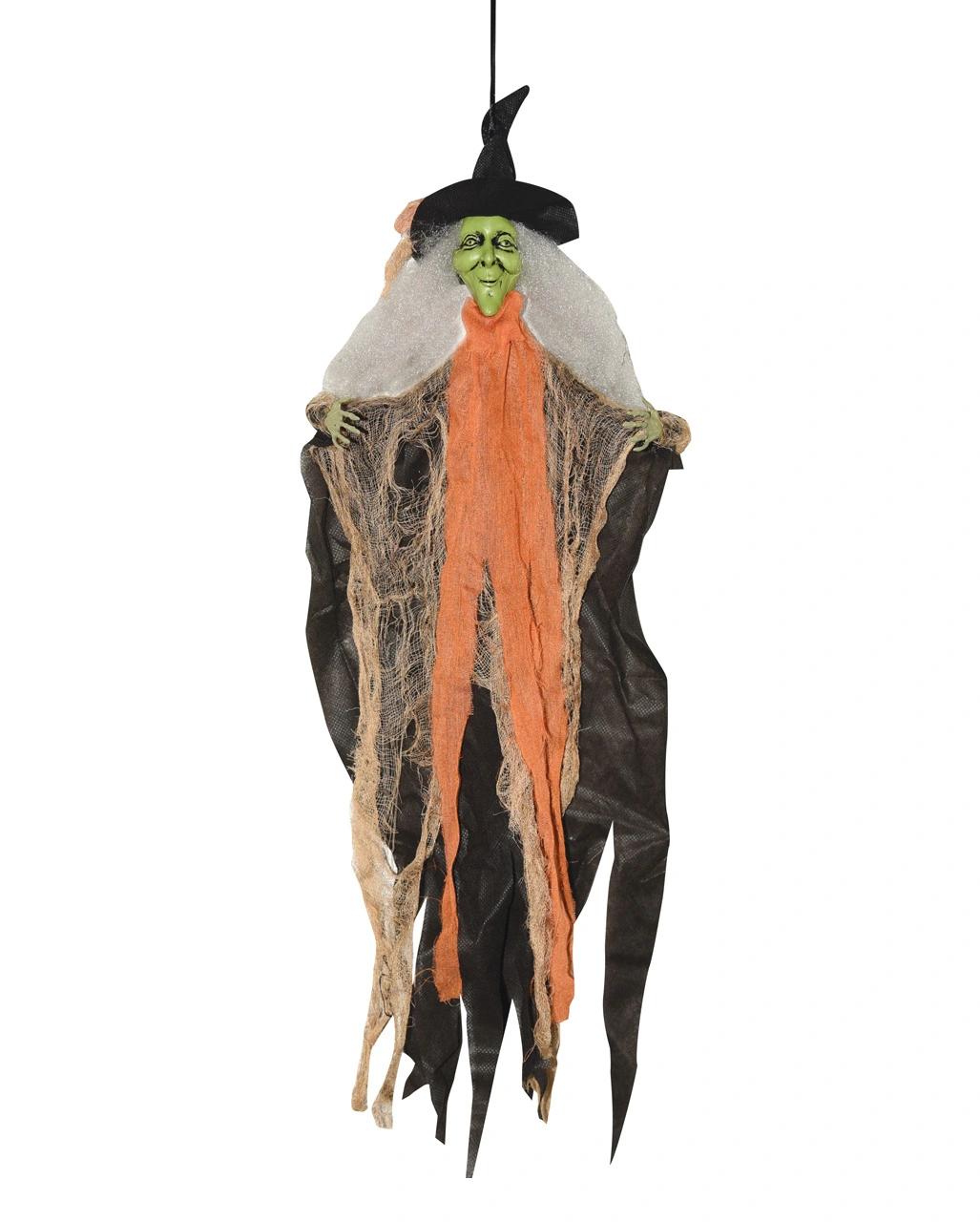 Hexe Mit Positionierbaren Armen & Fetzenkleid – Bild 2