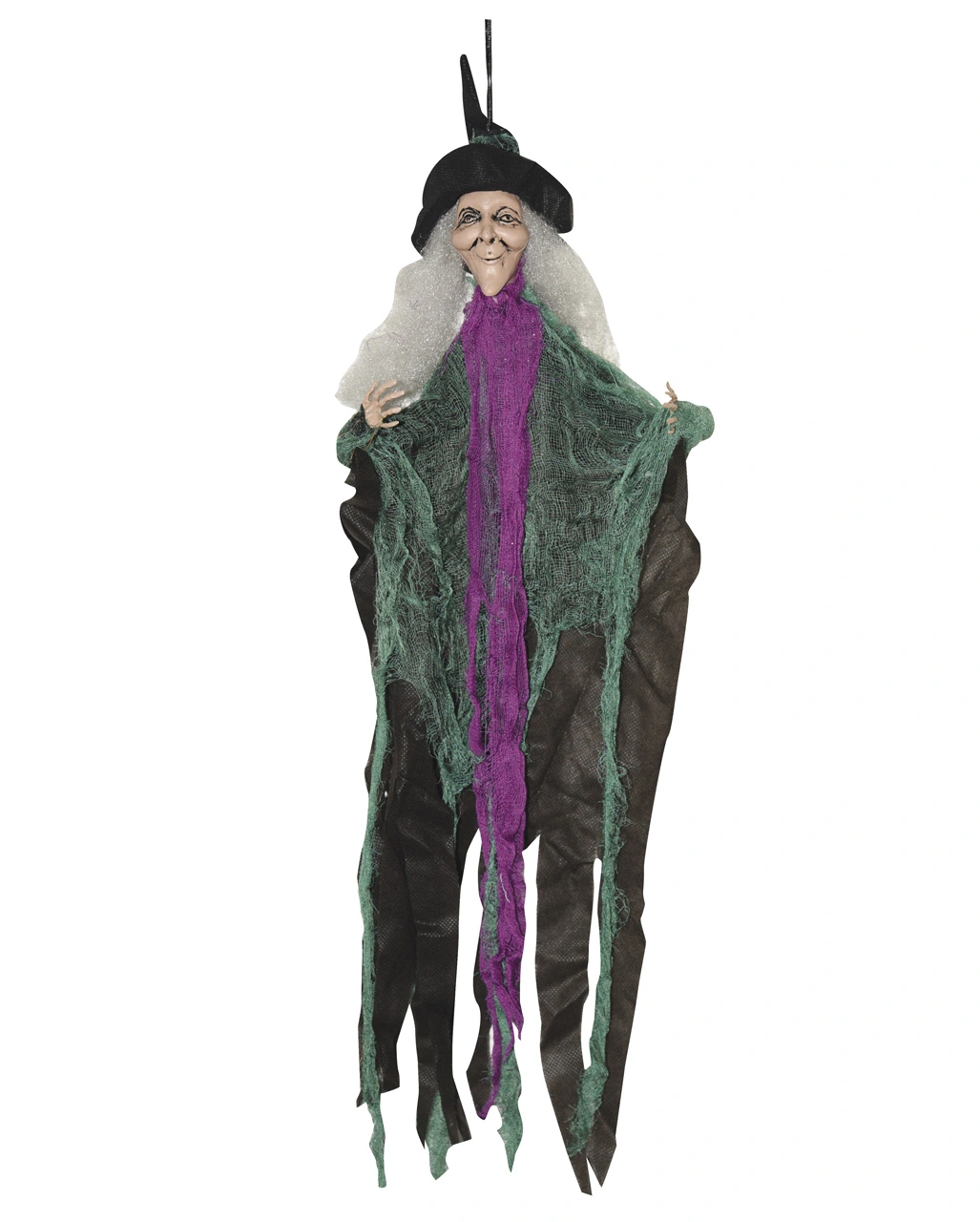 Hexe Mit Positionierbaren Armen & Fetzenkleid – Bild 3