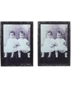 Zombie Zwillinge Hologramm Wandbild 48x35 Cm