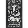 "Merlins Magic Potions" Halloween Wandbild 41cm