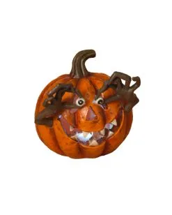 Gruseliger Halloween Kürbis Mit Augen & Licht