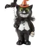 Hexenkatze Im Smoking Und Hexenhut Figur 19cm