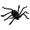 Schwarze Halloween Spinne 116cm