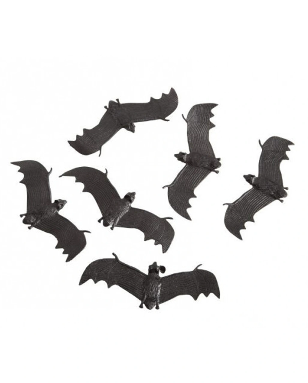 6 St. Schwarze Fledermäuse Im Netz 13cm