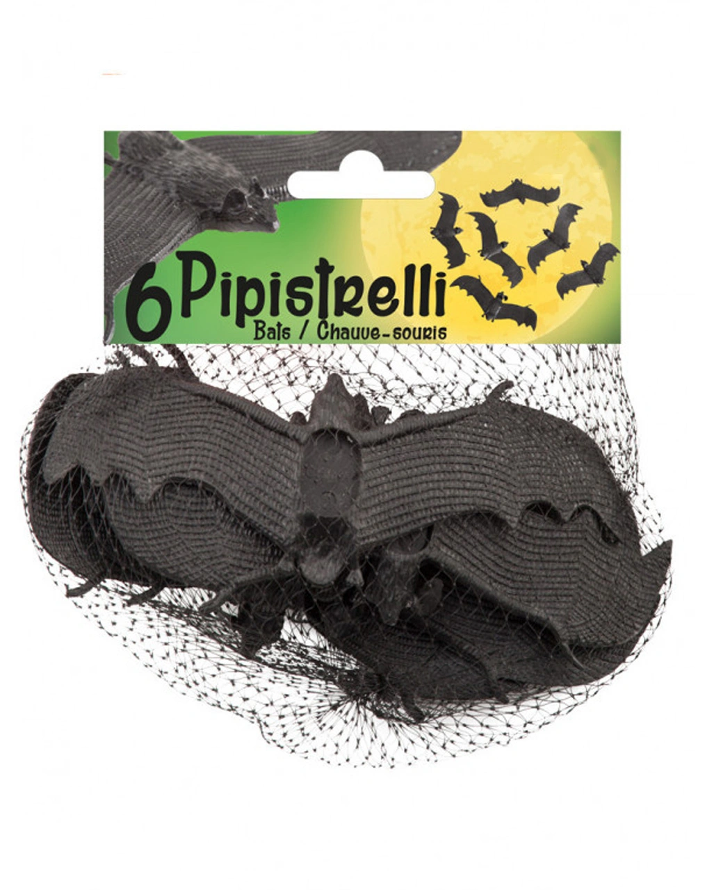 6 St. Schwarze Fledermäuse Im Netz 13cm – Bild 2